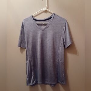 Women's Size 1X Game Time Gray Athletic T-Shirt